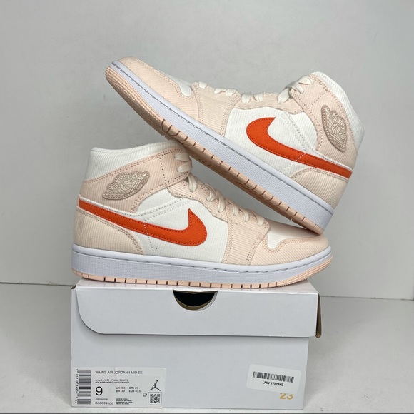 Jordan Shoes - Nike Air Jordan 1 Retro Mid WMNS “Corduroy” NEW